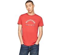 Tommy Hilfiger Men's Short Sleeve Round Neck T-Shirt, Red (Terra Red), XS