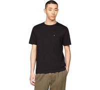Tommy Hilfiger Men's Short Sleeve Round Neck T-Shirt with Pocket, Black (Black), XS
