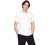Tommy Hilfiger Men's Short Sleeve Round Neck Tipped Collar T-Shirt, White (White), XXL