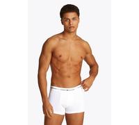 Tommy Hilfiger Men's Signature 3 Pack Trunks - White | Size: Small Tommy Hilfiger White S