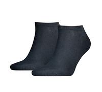 Tommy Hilfiger Men's Sneaker 2P Ankle Socks, Blue (Dark Navy), Size 43