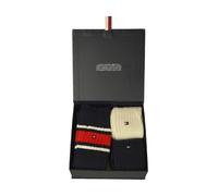 TOMMY HILFIGER men's socks, 3 pairs of assorted low cotton trunk socks, gift box
