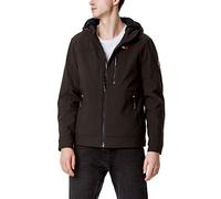 Tommy Hilfiger Men's Soft Shell Sherpa Lined Performance Jacket, Black Tech, XXL