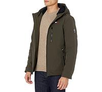 Tommy Hilfiger Men's Soft Shell Sherpa Lined Performance Jacket, Olive Tech, XL