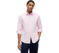 Tommy Hilfiger Men's Solid Heritage Oxford Rf Shirt Mw0Mw35774 L/S Shirt, Pink (Rose Petal), M
