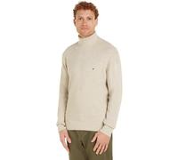 Tommy Hilfiger Men's Structure Roll Neck Mw0mw36526 Pullover Sweater, Brown (Heathered Oatmilk), XL