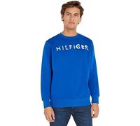 Tommy Hilfiger Men's Sweatshirt Crew-Neck no Hood, Blue (Ultra Blue), S
