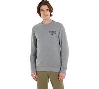 Tommy Hilfiger Men's Sweatshirt without Hood, Grey (Medium Grey Heather), XXL