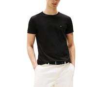 Tommy Hilfiger Mens T Shirts Crew Neck Short Sleeve Summer New Cotton Top Tee - Black - Size Small