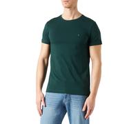 Tommy Hilfiger Mens T Shirts Crew Neck Short Sleeve Summer New Cotton Top Tee - Forest Green - Size 2XL