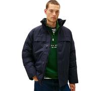 Tommy Hilfiger Men's Tech Padded Windbreaker with Stand Collar, Blue (Desert Sky), L