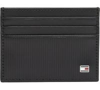 Tommy Hilfiger Men's TH Flag CC Holder AM0AM13959 Cardholder, Black, One Size