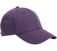 Tommy Hilfiger Men's TH Flag Cotton 6 Panel Cap AM0AM13008 Cap, Purple, One Size
