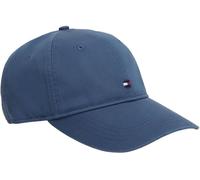 Tommy Hilfiger Men's Th Flag Soft 6 Panel Cap AM0AM14099 Cap, Blue, One Size