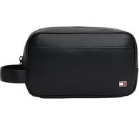 Tommy Hilfiger Men's TH FLAG WASHBAG AM0AM13949 Washbag, BLACK, One Size