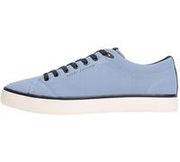 Tommy Hilfiger Men's TH HI Vulc CORE Low II MESH FM0FM05513 Low Top, Blue (Brisk Blue), 7