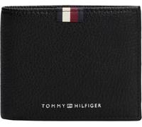 Tommy Hilfiger Men's Th Prem Lea Mini Cc Wallet AM0AM13342BDS001, Black, OS