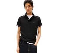 Tommy Hilfiger Men's Tipped Slim FIT Polo MW0MW37346 S/S Polo, Black, XS