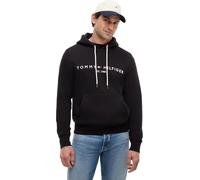 Tommy Hilfiger Men’s Core Tommy Logo Hoodie, Black (Jet Black), XS