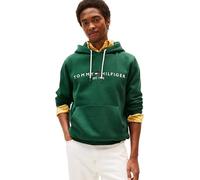 Tommy Hilfiger Men's Tommy Logo Hoodie, Green (Ornamental Green), L