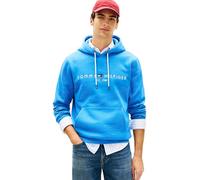 Tommy Hilfiger Men's Tommy Logo Hoody MW0MW11599 Pullover Hoodie, BLUE, XL