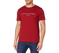 Tommy Hilfiger Men's Tommy Logo Tee T-Shirt, Regatta Red, M