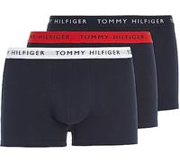 Tommy Hilfiger Men's Trunks, 3P TRUNK WB, Desert Sky/White/Primary Red, XL