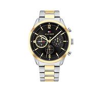 Tommy Hilfiger Men's Two Tone Stainless Steel Quartz Watch Strap, 22 (Model: 1791944), Two Tone, Quartz Watch