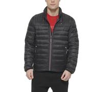 Tommy Hilfiger Men's Ultra Loft Lightweight Packable Puffer Jacket (Standard and Big & Tall), Black, 3XL