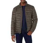 Tommy Hilfiger Men's Ultra Loft Packable Puffer Jacket Down Alternative Coat, Olive, XXXXL Tall