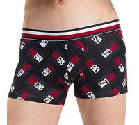 Tommy Hilfiger Men's Underwear Boxer Shorts Trunk POP Flag (L, Black)