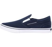 Tommy Hilfiger Men's Vulc Core Slip On FM0FM05689 Low Top, Blue (Desert Sky), 10.5