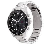 Tommy Hilfiger Men's Watch 1791916 Silver Stainless Steel Quartz 46mm NEW