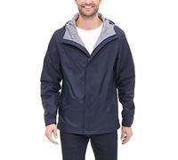 Tommy Hilfiger Men's Waterproof Breathable Hooded Jacket Raincoat, Navy, XS