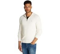 Tommy Hilfiger Men's Zip Sweatshirt Without Hood, Beige (Ancient White), 3XL