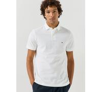 Tommy Hilfiger Mens1985 Regular Fit Short Sleeve Polo Shirt, White, Size 2Xl, Men White