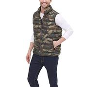 Tommy Hilfiger mensLightweight Down Quilted Puffer Vest Long Sleeve Down Vest - Multi - Large