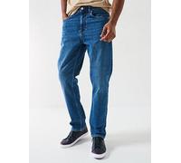 Tommy Hilfiger Mercer Cobalt Blue Straight Jeans - Dark Blue, Dark Blue, Size 40, Inside Leg Regular, Men Dark Blue