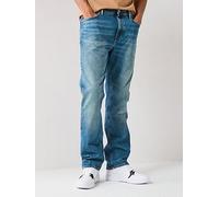 Tommy Hilfiger Mercer Regular Fit Teton Midblue Jeans, Blue, Size 32, Inside Leg Regular, Men Blue