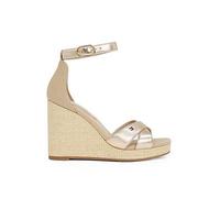 Tommy Hilfiger Metallic High Wedge Espadrilles, Gold, Size 41, Women Gold