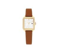 Tommy Hilfiger Mia Collection Three Hand Quartz Movement Watch for Women with Stainless Steel Bracelet or Leather Strap