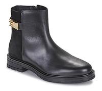 Tommy Hilfiger Mid Boots TH LOGO LEATHER MIX CHELSEA in Black 4