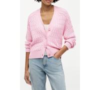 Tommy Hilfiger Mid Cable V-neck Ls Classic Pink size XL | Cardigans Outlet | Women | Pink XL