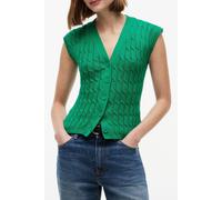 Tommy Hilfiger Mid Cable Vest Cardigan Courtside Green size M | Cardigans Outlet | Women | Green M