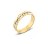 Tommy Hilfiger Mini Crystals Ring 2780911-56 - Woman - Gold Gold 56
