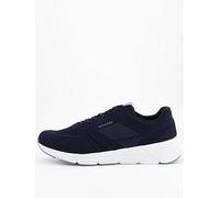 Tommy Hilfiger Men’s Modern Comfort Knit Runner Trainers with Logo, Blue (Desert Sky), 7