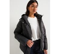 Tommy Hilfiger Modern Down Padded Coat, Black, Size Xxl, Women Black