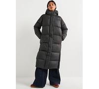 Tommy Hilfiger Modern Down Padded Maxi Coat, Black, Size Xxl, Women Black