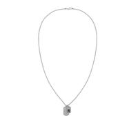 Tommy Hilfiger Monogram Tag Necklace Stainless Steel 2790465 - Man - Quartz - Stainless Steel Silver