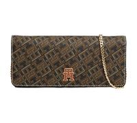 Tommy Hilfiger Monoplay Large Flap Purse Chain Black Logo Designer